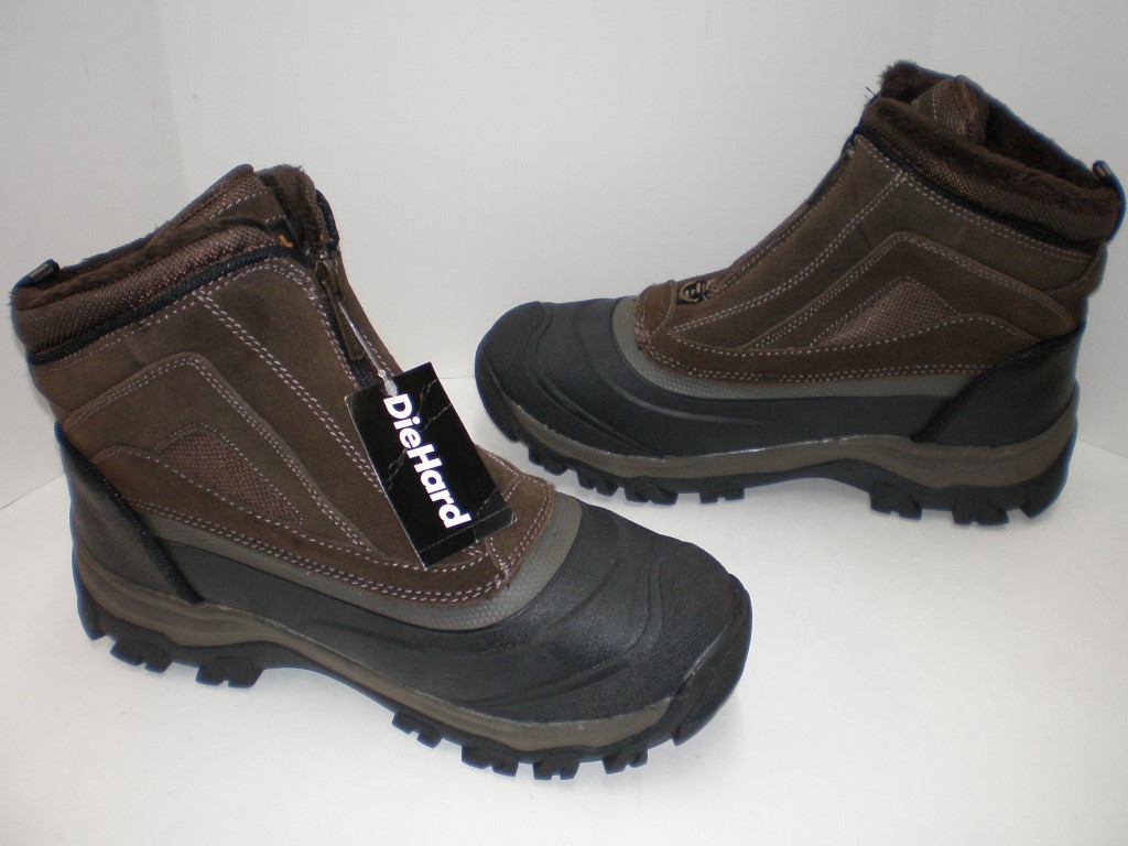 NIB Mens DieHard Waterproof Zipper - Zip Up Winter / Snow Boots 20769 ...