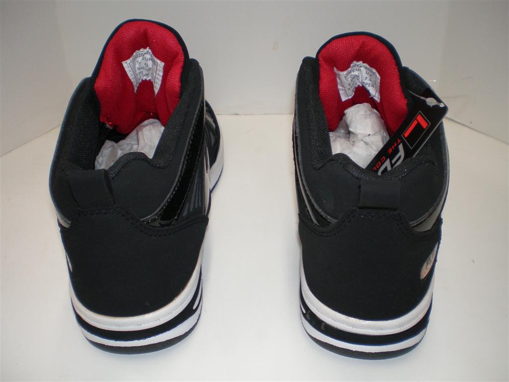 NIB Mens Fubu Break High Top Athletic Sneakers Black / Red Size 7 to 13 ...