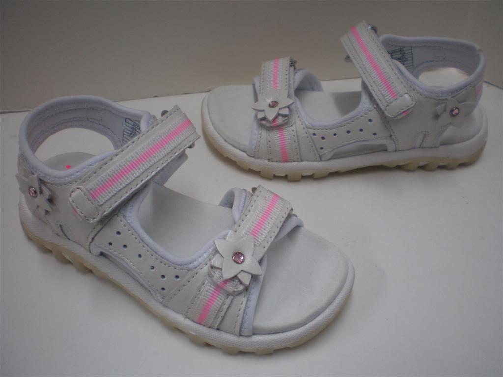 NIB Girls UMI Louise Sandals White OR Fuchsia  