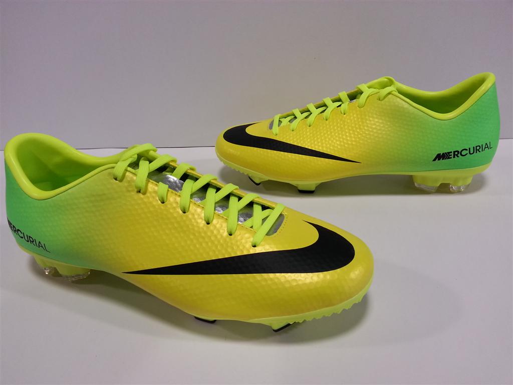 NIB Mens Nike Mercurial Victory IV FG Vibrant Yellow Black Neo Lime ...